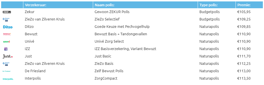 afschaffen Bekend koffer Overzicht alle zorgverzekeraars in Nederland (2021). Wie hoort bij wie?